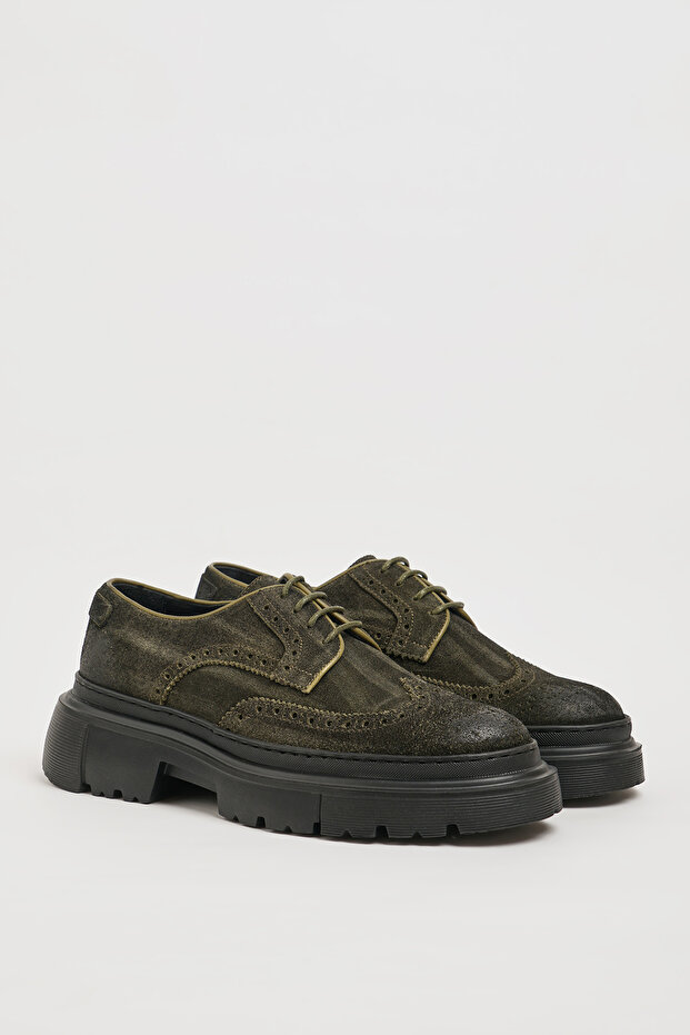 Ballondor Model Genuine Suede Leather Casual Shoes