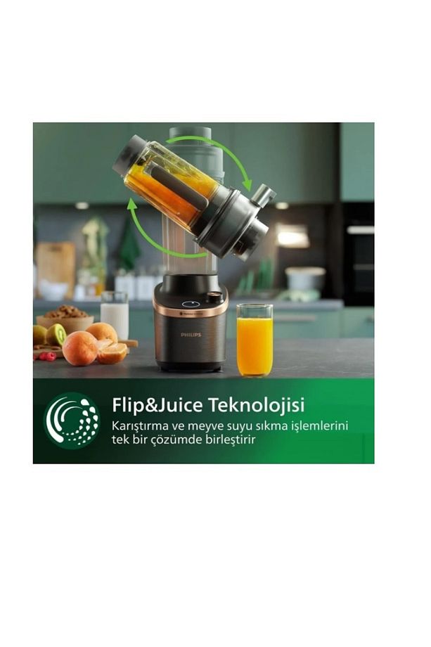 Hızlı Seçim Programları-Flip and Juice Katı Meyve SıkmaÖzellikli Blender, ProBlend Ultra Teknolojisi - 3