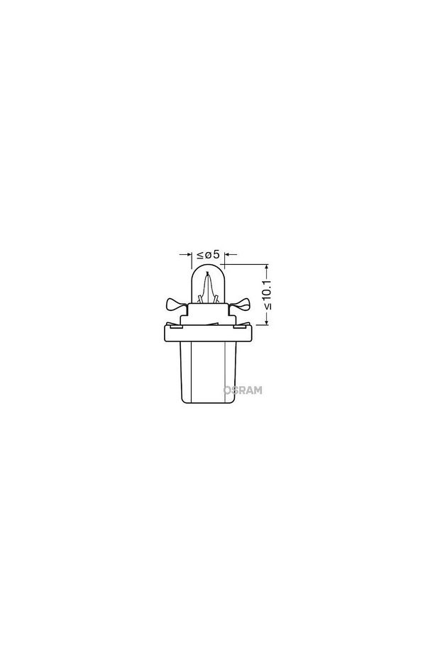 10 Adet 12v T5 1.2w Dipsiz Gösterge Ampulü Duylu 2721mf - 5