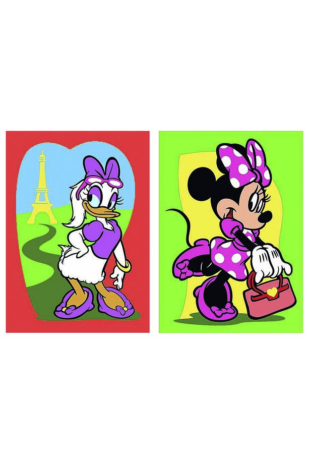 Kum Boyama Eğitici, Eğlenceli Aktivite Seti Minnie Mouse & Daisy Duck, 2'si 1 Arada Ds 04 - 4
