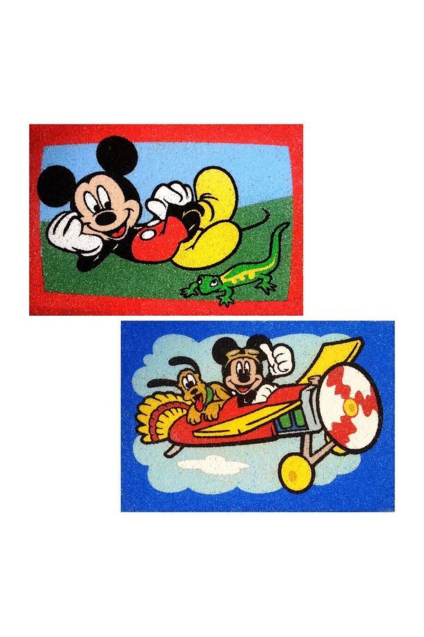 Eğitici Ve Eğlenceli Kum Boyama Seti , Disney Junior Mickey Mouse(2'Sİ 1 ARADA) Ds 02 - 5