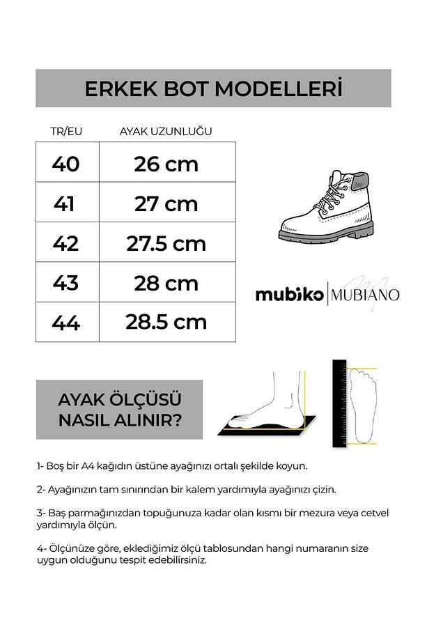 Hakiki Deri Mbzyn2307-tb Taba Zımba Detaylı Erkek Bot & Chealsea - 5