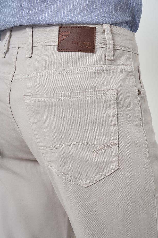 Erkek Taş Pamuk 5 Cep Dynamic Fit Jean Kot Pantolon - 4