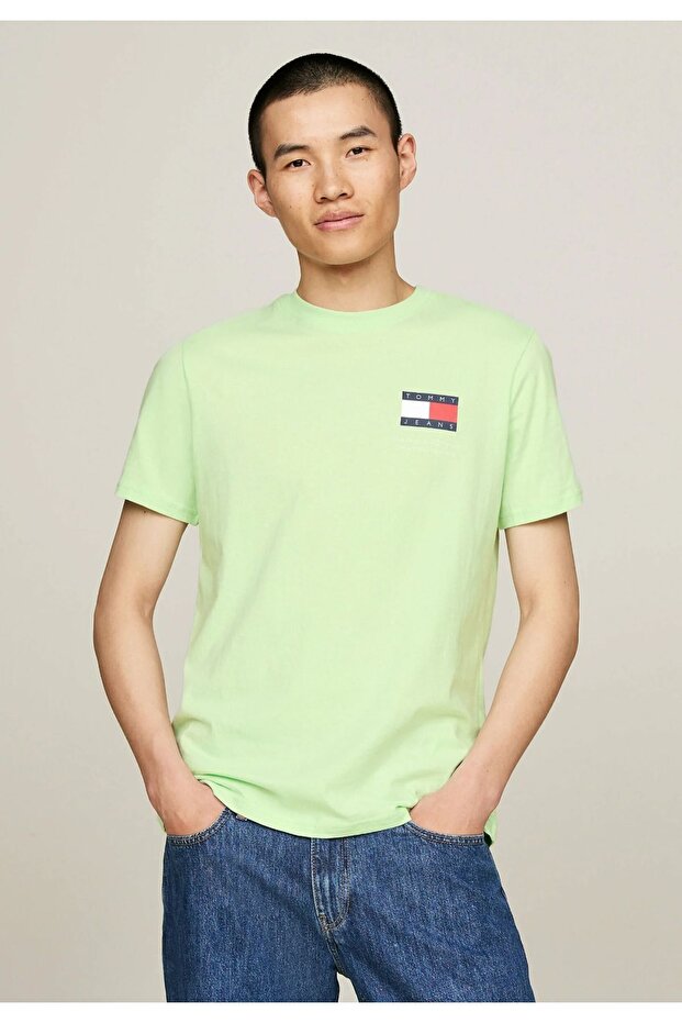 ESSENTIAL FLAG TEE - Basic Tişört - opal yeşil - 1