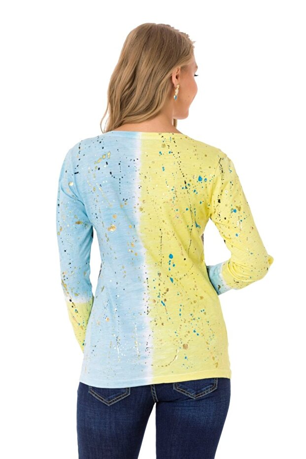 Wl335 Patterned Slim Thin Sweatshirt - 4