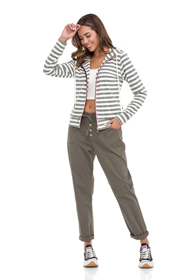 WL348 Kadın Zip Sweatshirt - 6