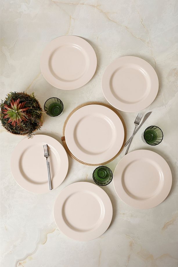 Krem Servis Tabağı 28 Cm 6 Adet 030 - 4
