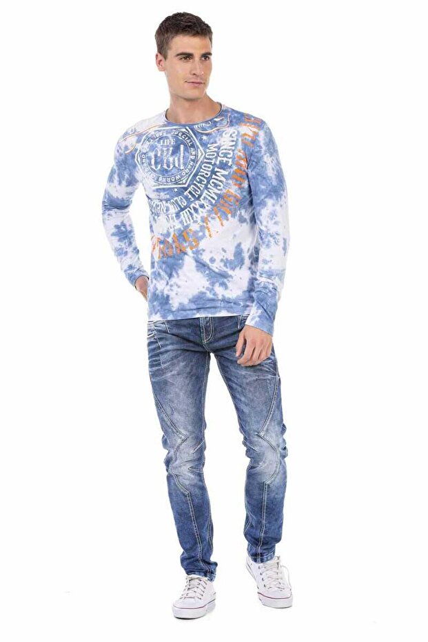 Cl472 Patterned Sweatshirt - 4