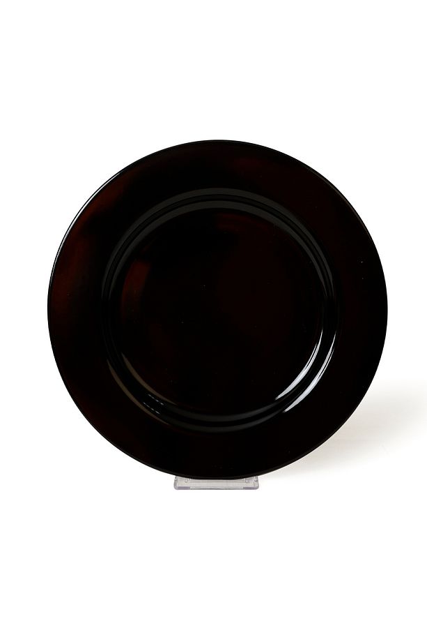 Siyah Servis Tabağı 28 Cm 6 Adet 650 - 6