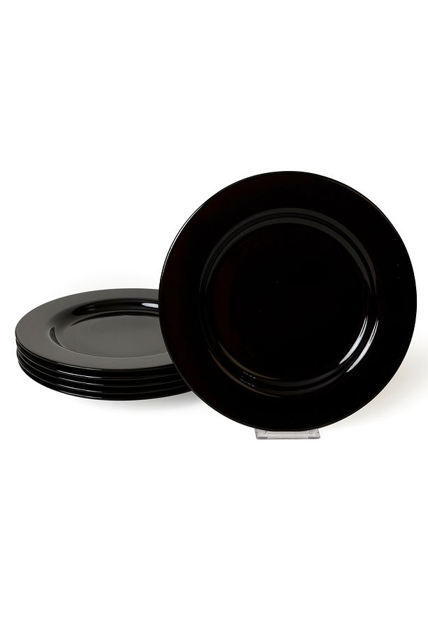 Siyah Servis Tabağı 28 Cm 6 Adet 650 - 5