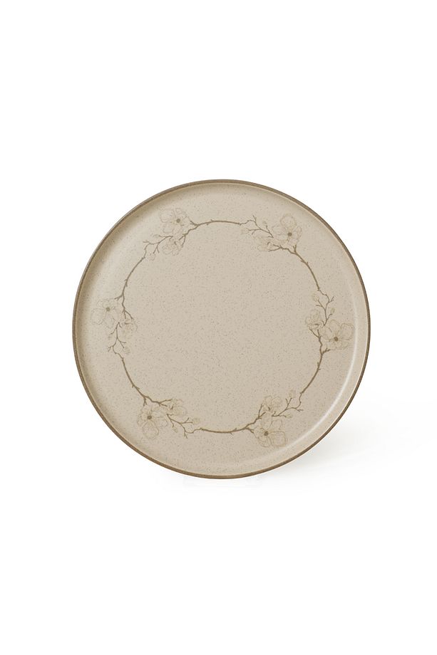 Taupe Bloom Nordıc Servis Tabağı 28 Cm 6 Adet 22528 - 6