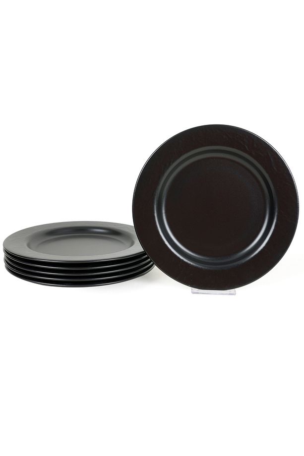 Mat Siyah İyonya Servis Tabağı 26 Cm 6 Adet 956 - 5