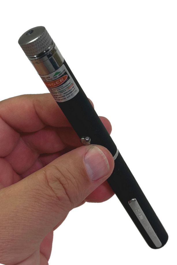 Green Pointer Lazer Güçlü Yeşil Gece Işığı Beş Modlu ( 5 Adet Başlık ) - 1