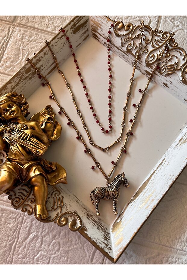 Zr model zebra üçlü sezon kolye - 2