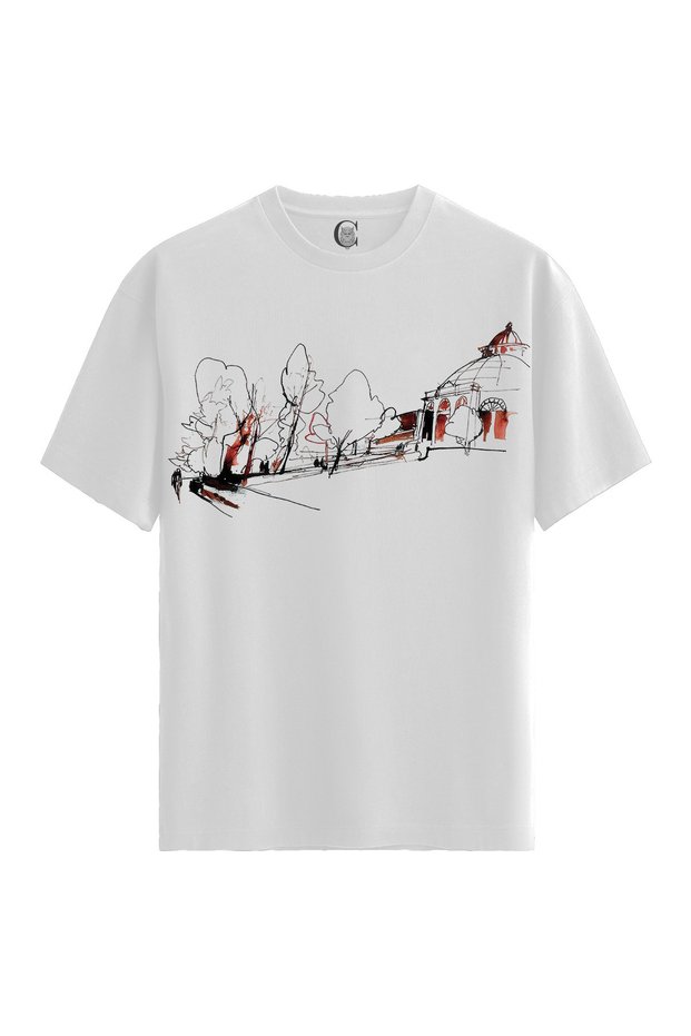 Women'S/Unisex White 100% Cotton Relaxed Fit Crew Neck Soul Custom Printed T-Shirt