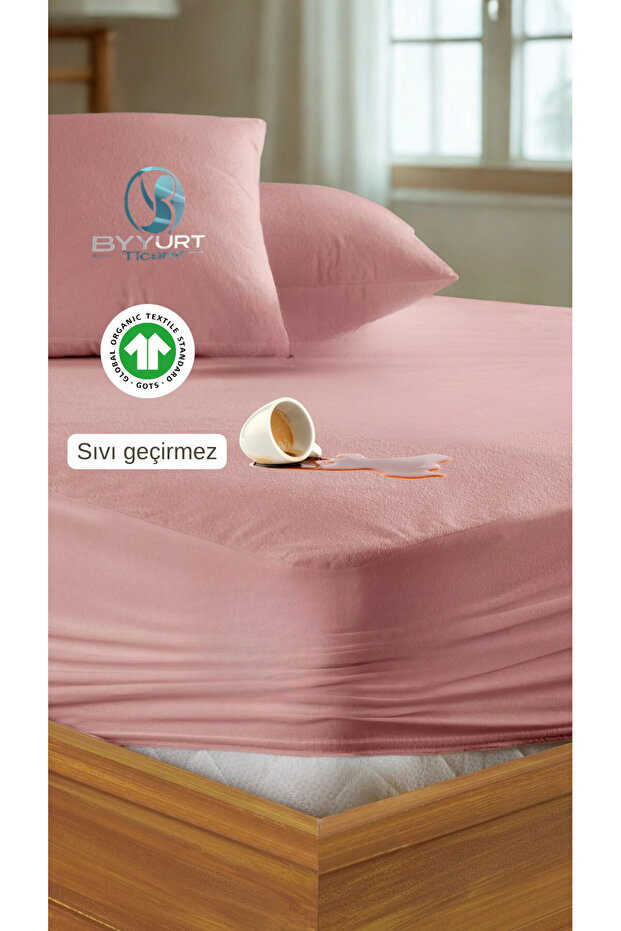 MİKRO SIVI GEÇİRMEZ TEK KİŞİLİK YATAK ALEZİ PUDRA - 3