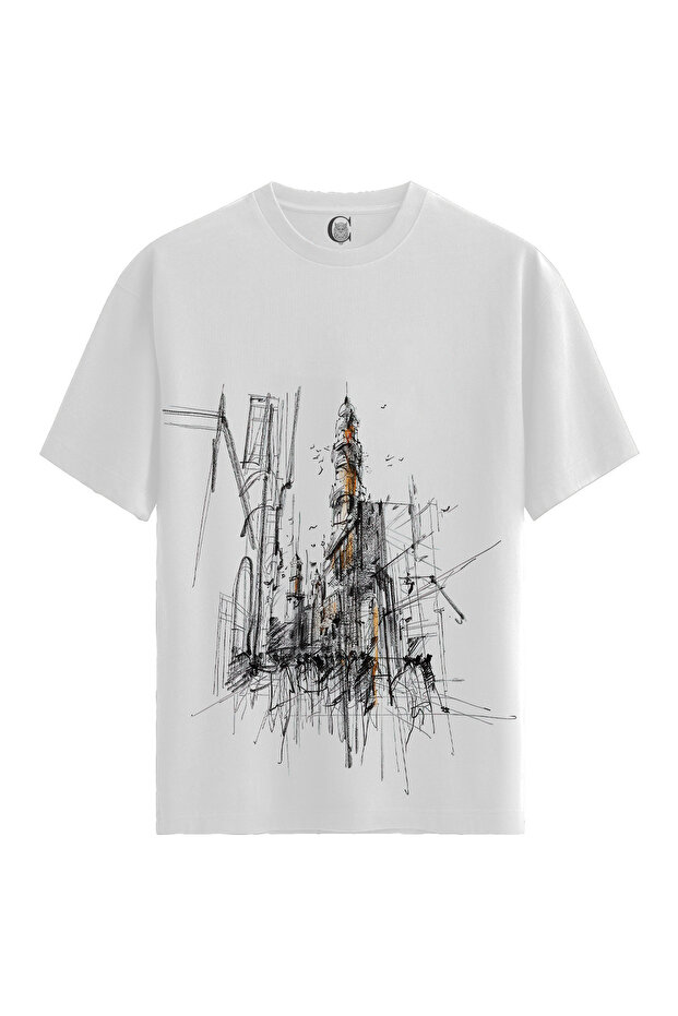Men/Unisex White 100% Cotton Relaxed Fit Crew Neck Soothe Custom Printed T-Shirt