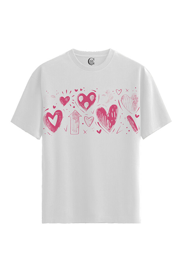 Women/Unisex White 100% Cotton Relaxed Fit Crew Neck Soothe Custom Printed T-Shirt