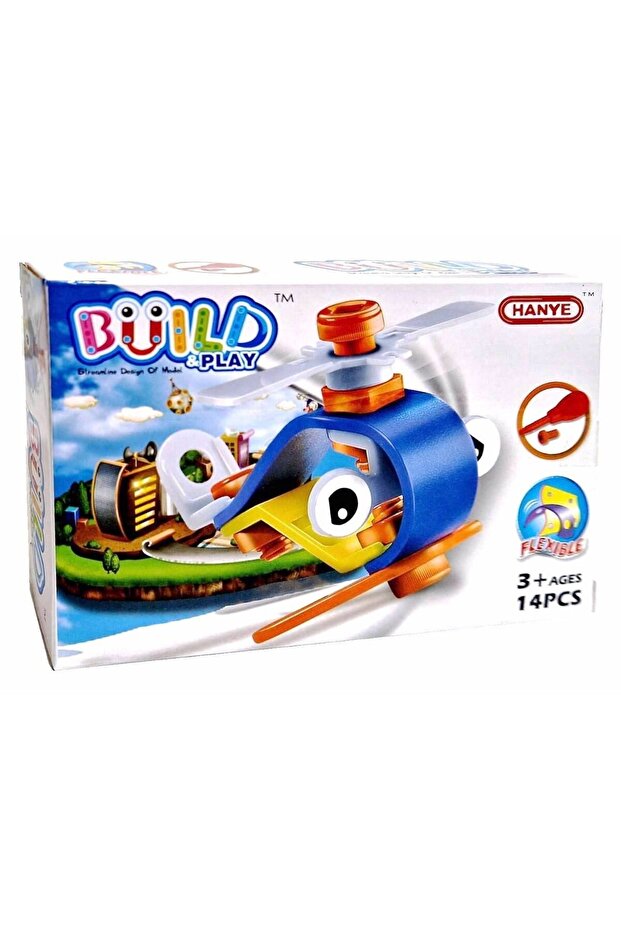 Set de construcție flexibil, 14 piese - 3