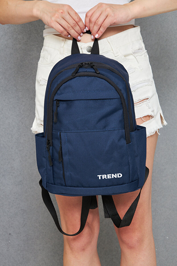 Unisex Waterproof Fabric Backpack - Medium Size Daily, School and Sports Bag