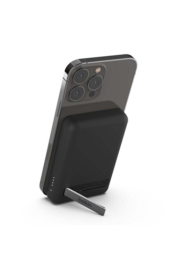 5000mAh Magnetic Wireless Power Bank, MagSafe Charger for iPhone 15-12 - Black