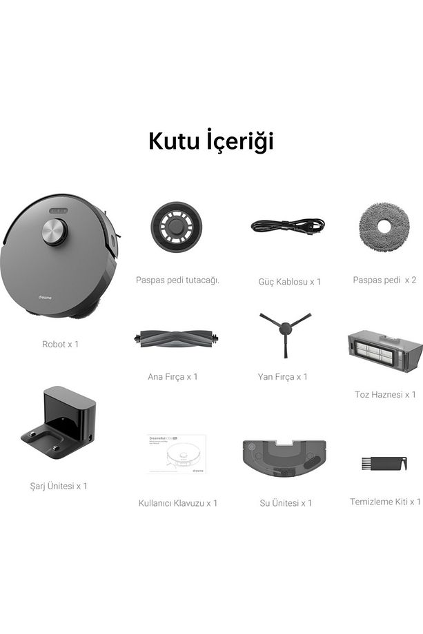 Drmz Vacumix Dünyanın En Güçlü L10s Pro Robot Süpürge Ve Paspas, 5300pa Emiş , 450 Ml 3 KADEMELİ - 4