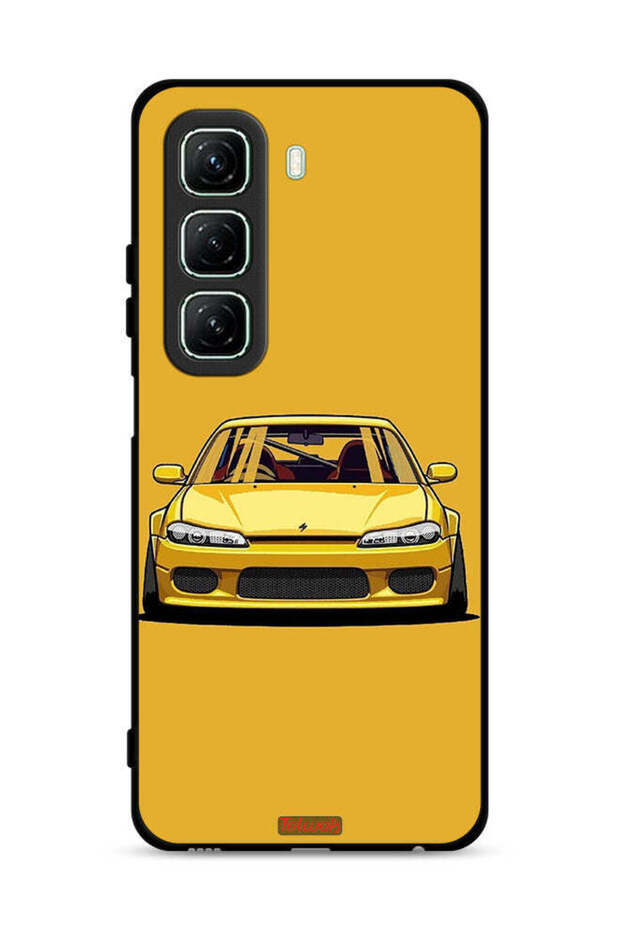غطاء حماية لهاتف Infinix Hot 50 5G برسومات فنية للسيارة