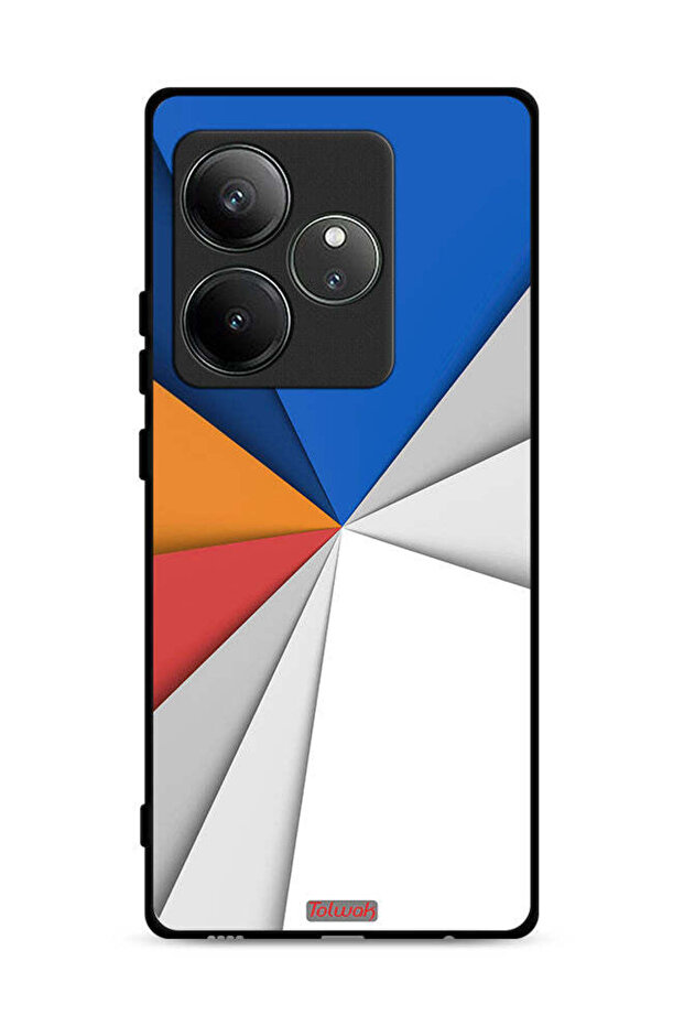 غطاء حماية Realme GT 6 5G مصنوع من مادة مطابقة للفن التجريدي