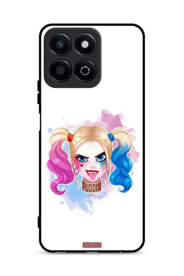 غطاء حماية لهاتف Honor Play 60 Plus 5G برسومات هارلي كوين