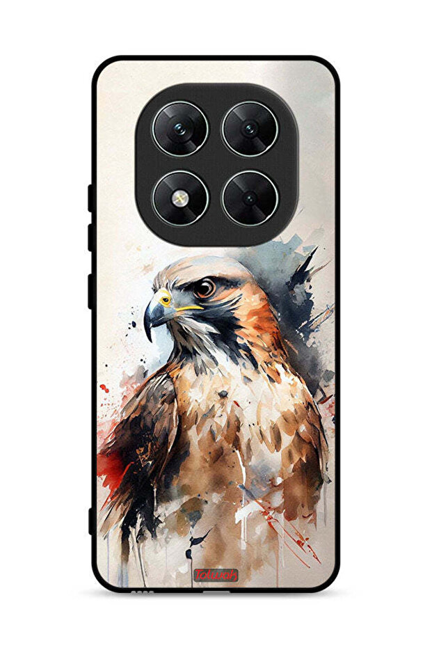 غطاء حماية Xiaomi Poco X7 5G بتصميم نسر تجريدي