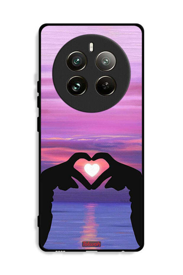 Realme 12 Pro 5G Protective Case Cover Heart Moon