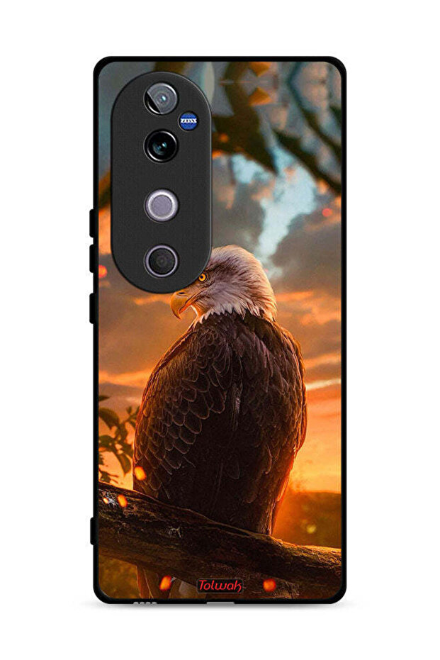 غطاء حماية لهاتف Vivo V40 5G بتصميم النسر