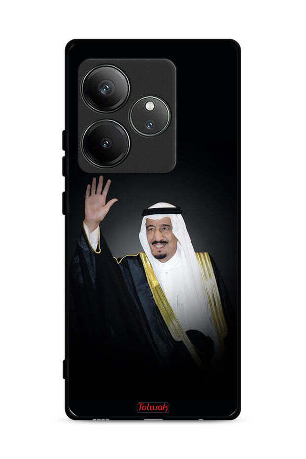 غطاء حماية لهاتف Realme GT 6 5G الملك سلمان