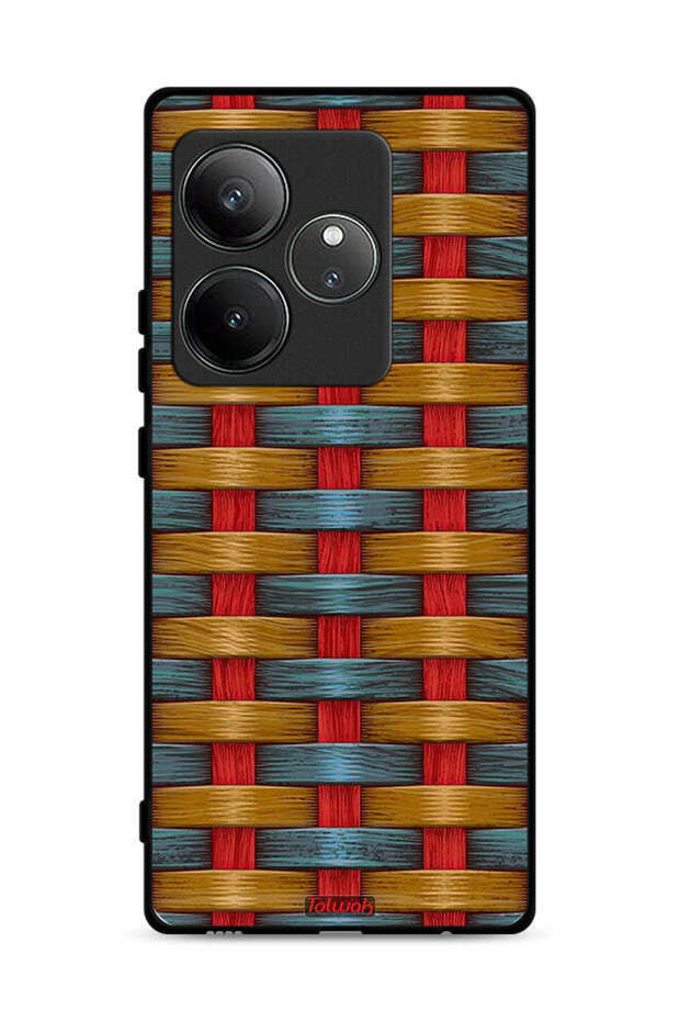 Realme GT Neo6 5G Protective Case Cover Strips Art Pattern