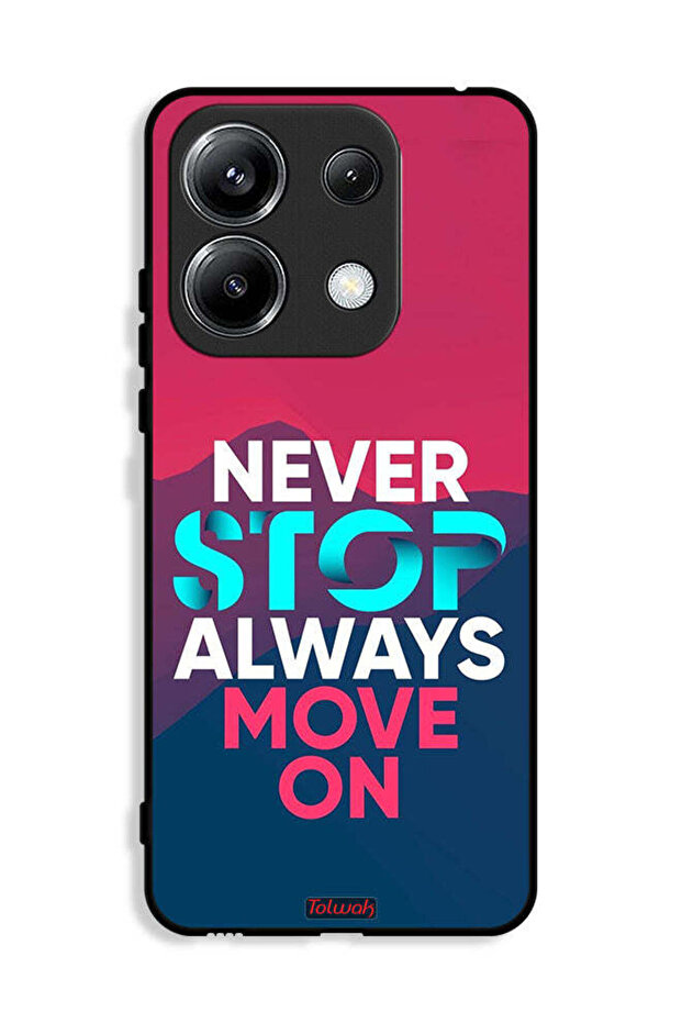 غطاء حماية Xiaomi Poco M6 Pro 4G لا تتوقف أبدًا، تحرك دائمًا