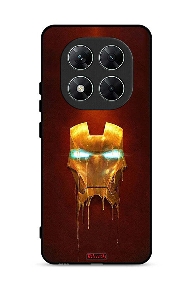 غطاء حماية لهاتف Xiaomi Poco X7 5G بطبعة Iron Man Marvel Comics