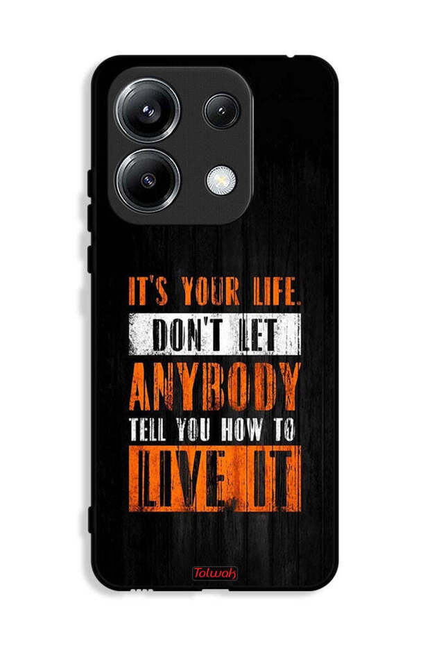 غطاء حماية لهاتف شاومي ريدمي نوت 13 برو 4G، Its Your Life