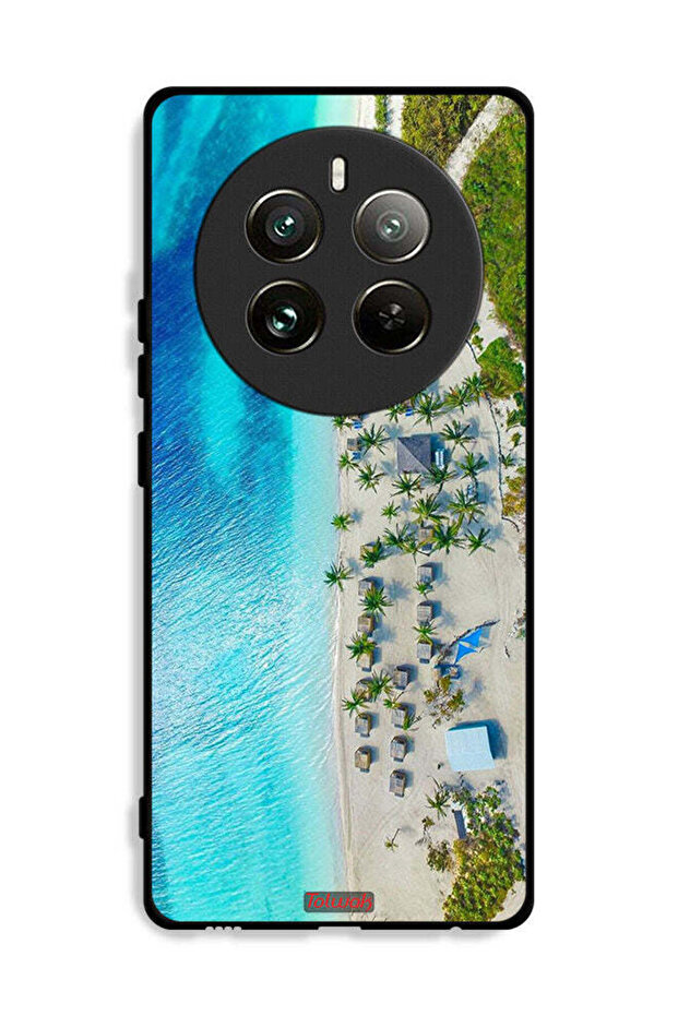 غطاء حماية لهاتف Realme 12 Pro Plus 5G بلون الشاطئ