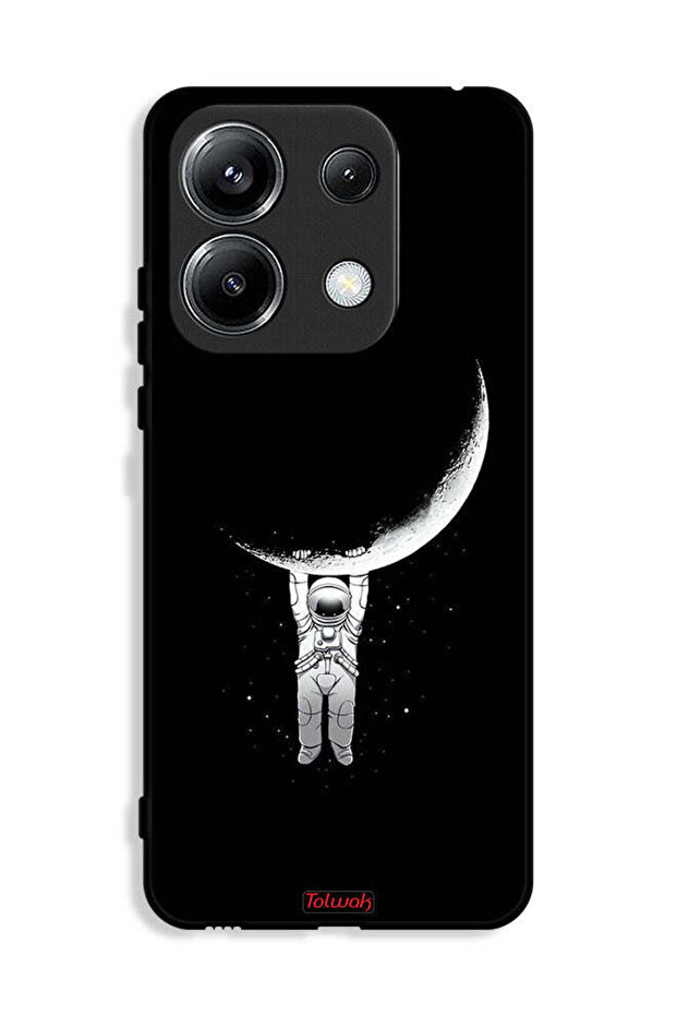 غطاء حماية لهاتف Xiaomi Poco M6 Pro 4G معلق على شكل قمر