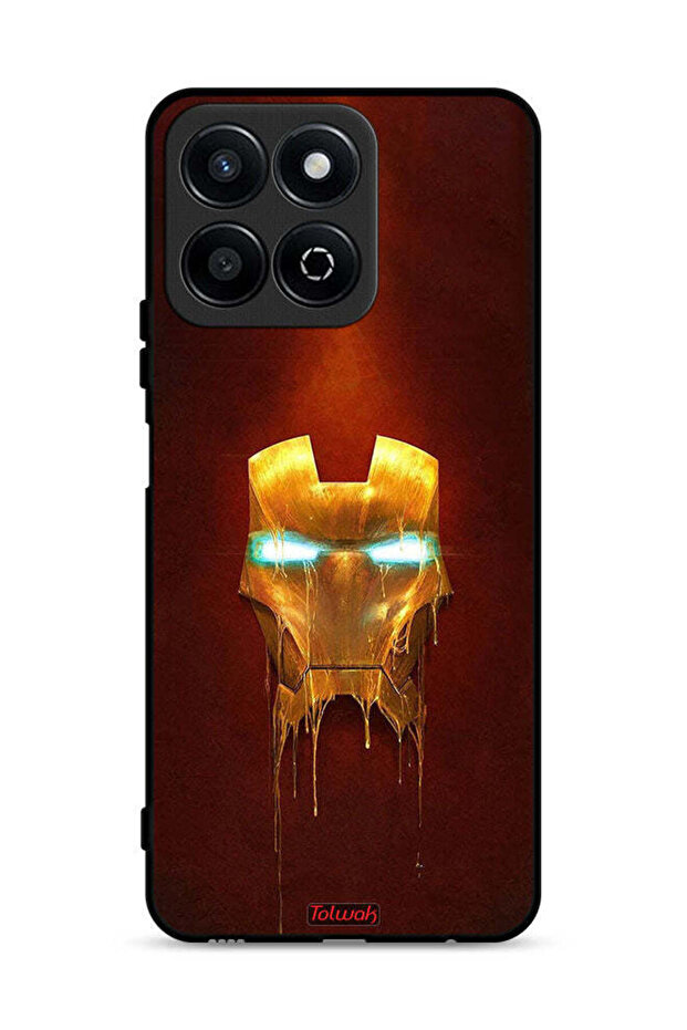 غطاء حماية لهاتف Honor Play 60 Plus 5G بطبعة Iron Man Marvel Comics
