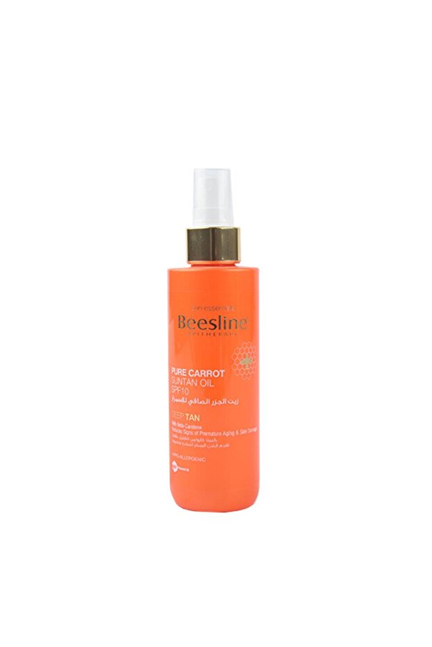 Beesline Pure Carrot Suntan Oil SPF 10 200ml