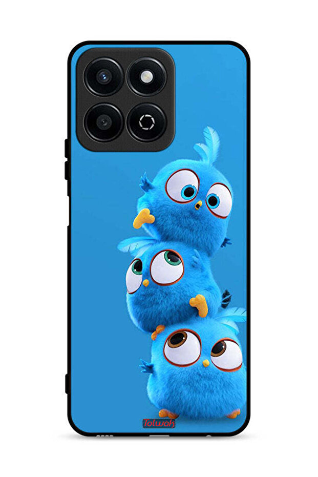 غطاء حماية لهاتف Honor Play 60 Plus 5G بنقشة طيور لطيفة