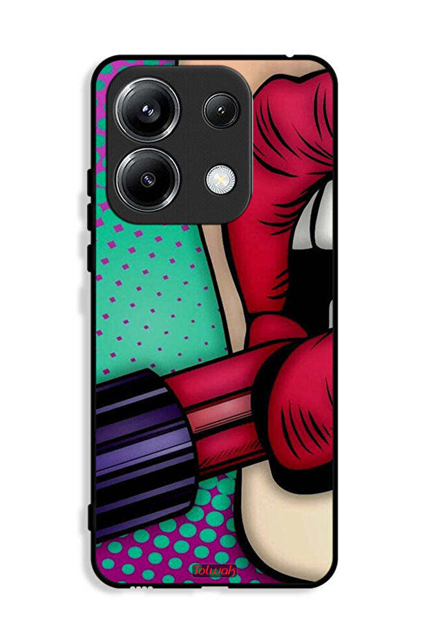 غطاء حماية أحمر شفاه لهاتف شاومي ريدمي نوت 13 برو 4G