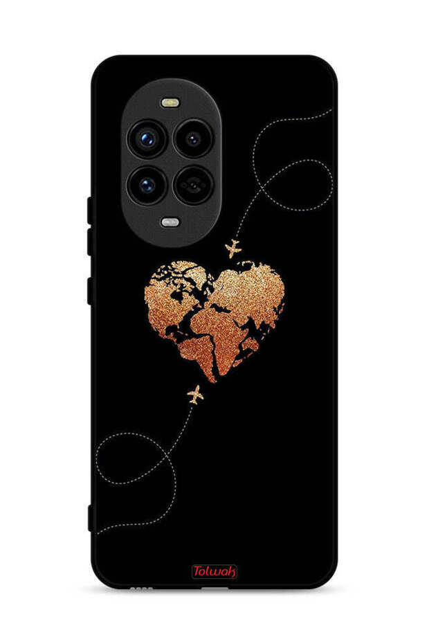 غطاء حماية لهاتف هواوي نوفا 13 برو 5G، طائرات تلامس القلب