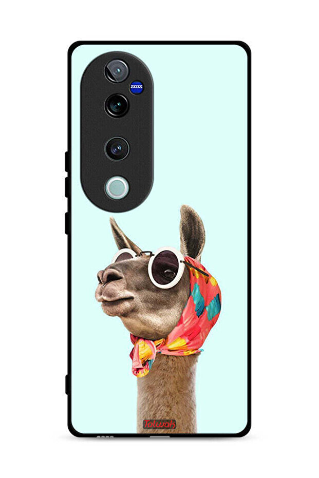غطاء حماية لهاتف Vivo S19 Pro 5G بلون جمل أنيق وجذاب