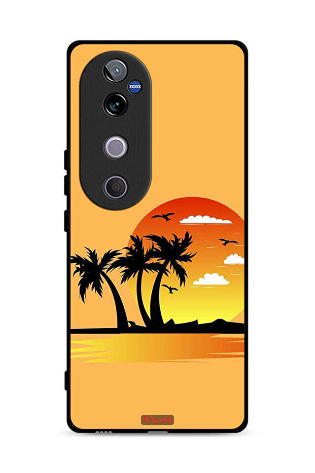 غطاء حماية لهاتف Vivo V40 5G بتصميم تجريدي