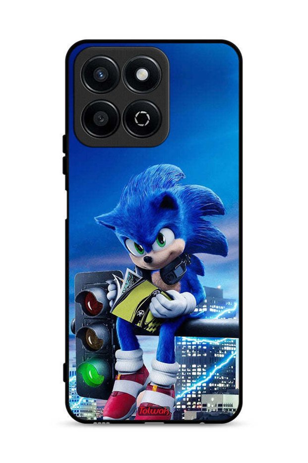 غطاء حماية لهاتف Honor Play 60 Plus 5G بطبعة Sonic Reading