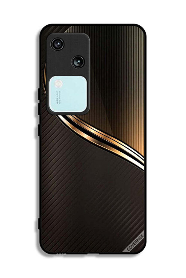 غطاء حماية لهاتف Vivo V30 5G بنمط معدني