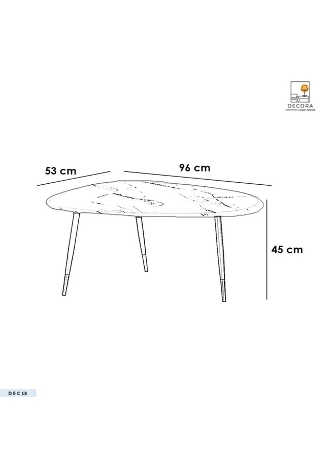 oval serving table - 2