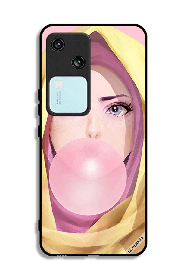 غطاء حماية لهاتف Vivo V30 5G بتصميم بالون الفقاعات